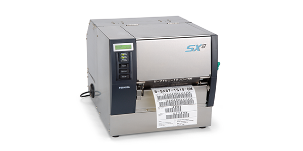 Thermische etiketprinter Toshiba B-SX8T met mediahouder