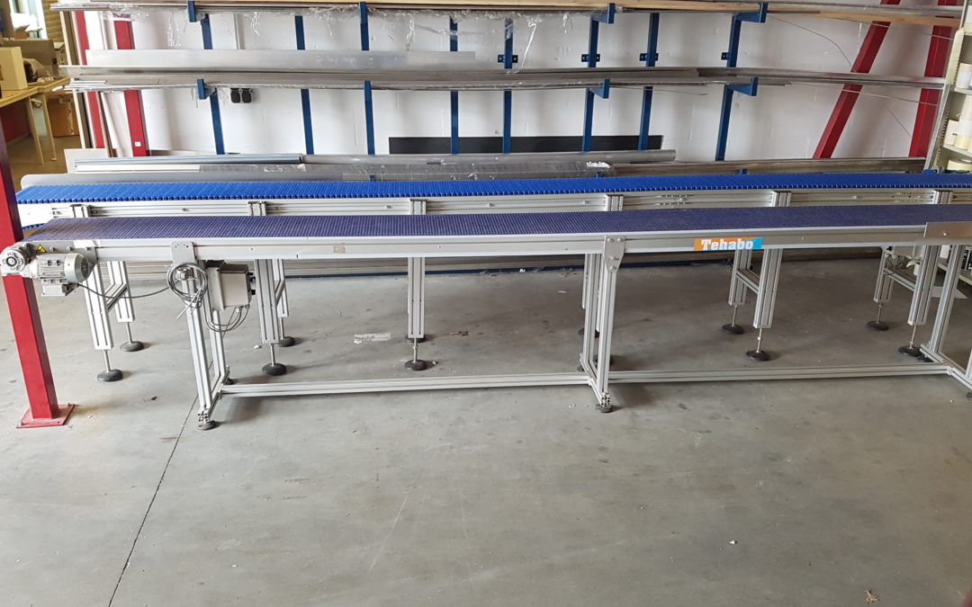 Gebruikte transportband (2x)